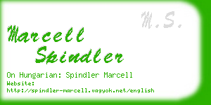 marcell spindler business card